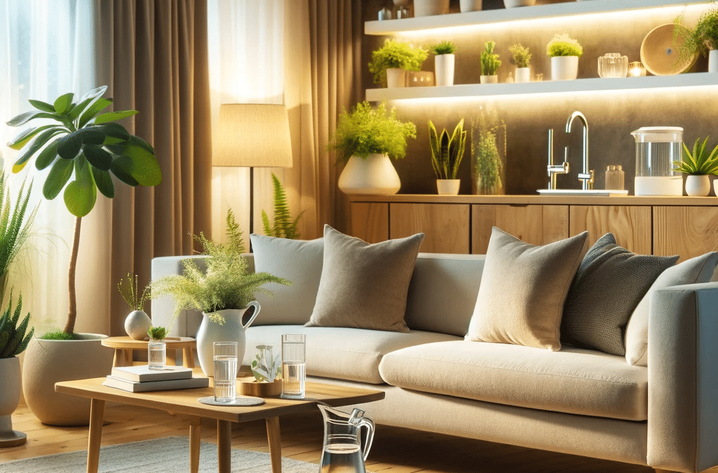 Modern Cozy Living Room - The Comfort of Quality Water